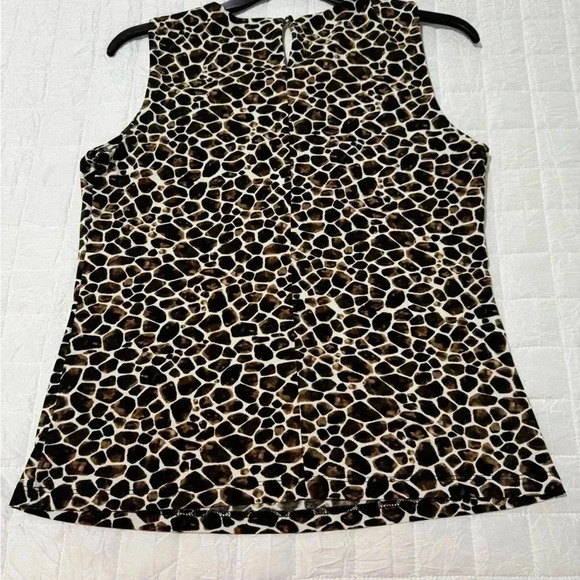 Calvin Klein Animal Print Stretch Sleeveless top - MP - Picture 6 of 6